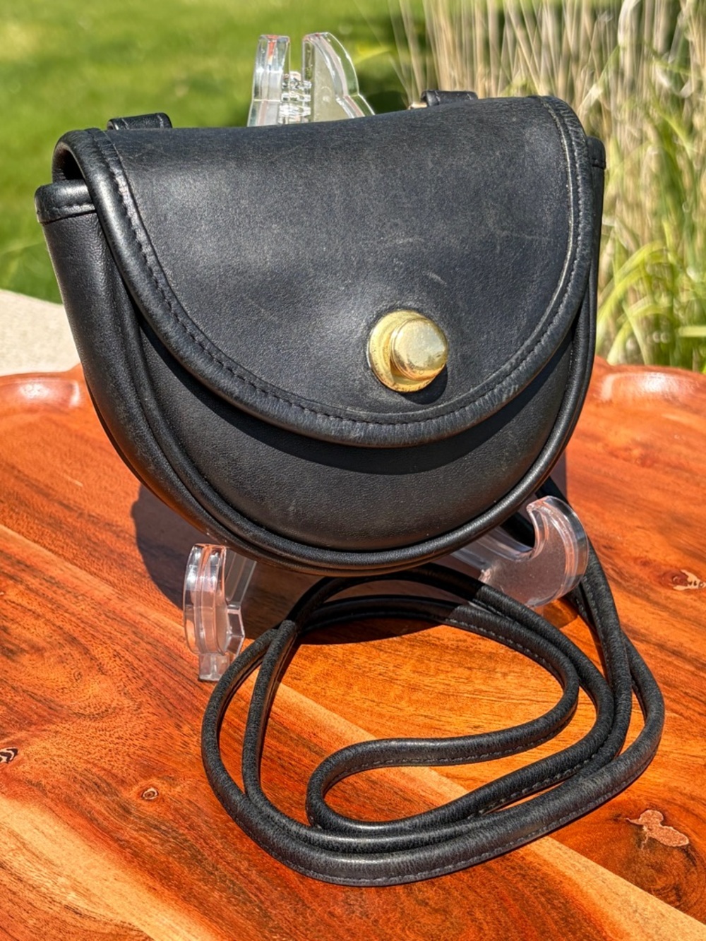Vintage COACH Mini Belt Bag Black Leather 9826 EUC - Picture 17 of 17